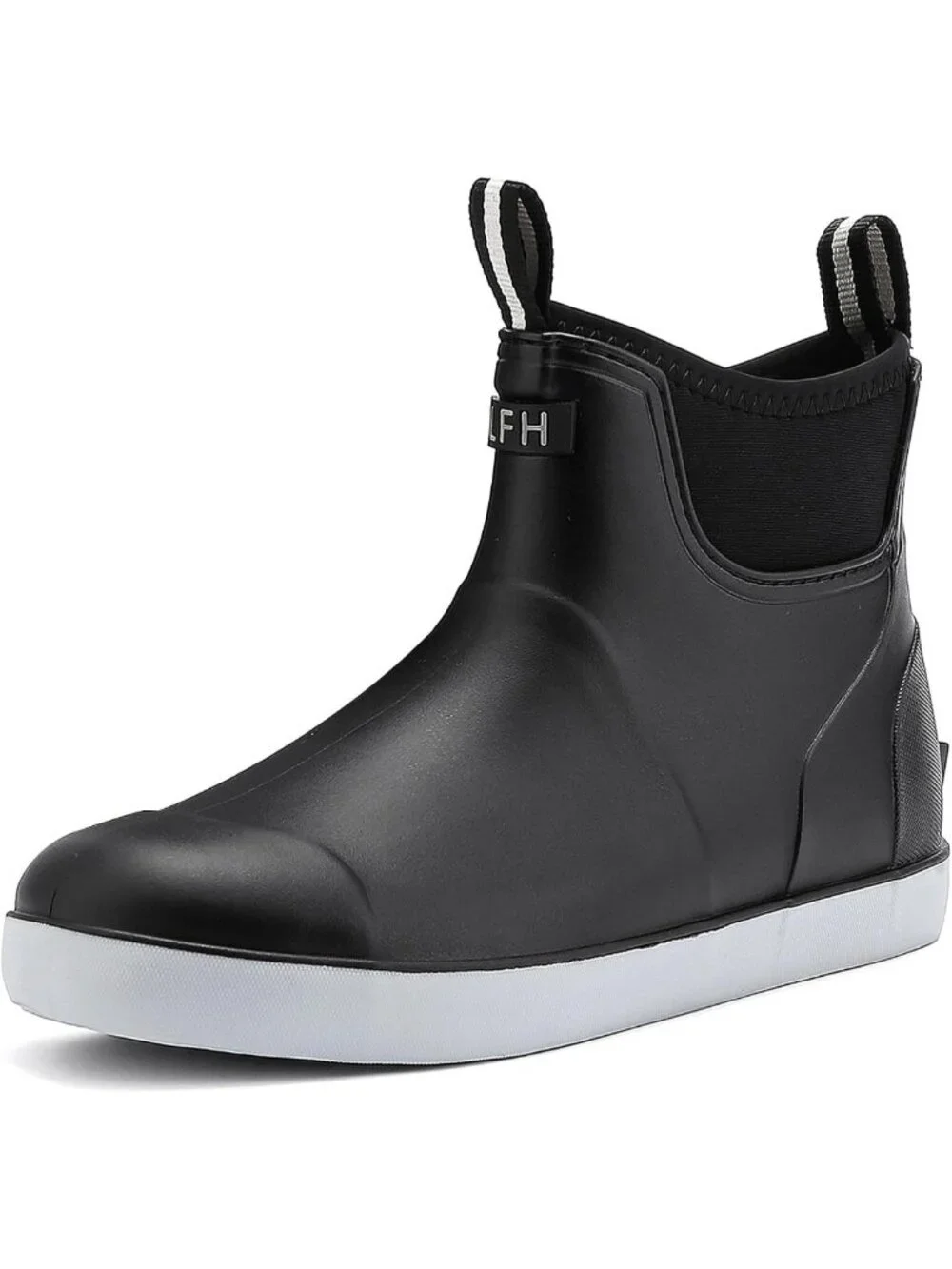 Waterproof Men's Ankle Deck Boots - Anti-Slip Rain & Fishing Shoes for Outdoors